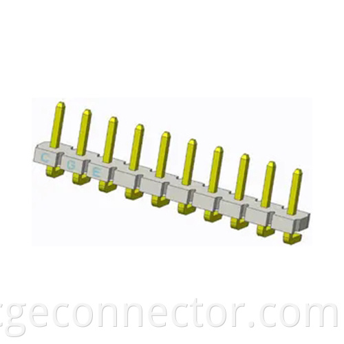 DIP Single row Angle Type curved plug Connector